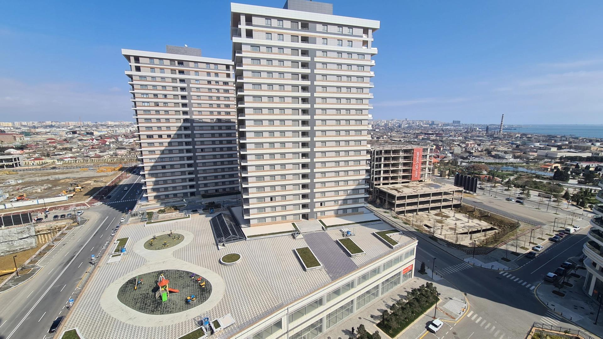 Rich Tower-Baku white city. 