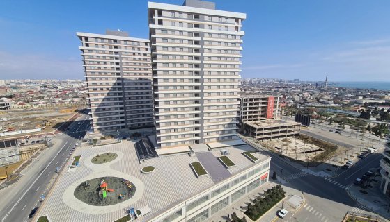 Rich Tower-Baku white city. 