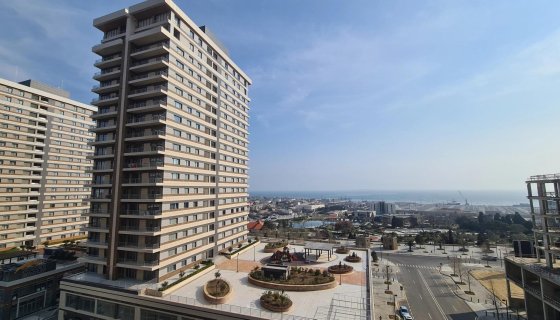 Sea tower-Baku white city.